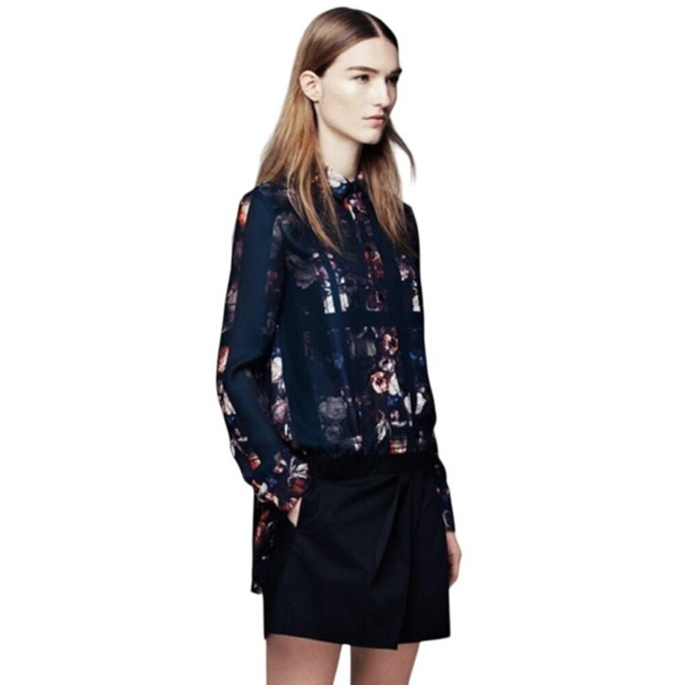 Thakoon Addition Silk Floral Print Top 6